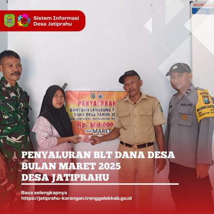 PENYALURAN BLT-DD BULAN MARET 2025